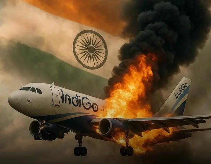 IndiGo Flight From Ahmedabad Catches Fire Just Takeoff