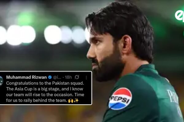 Rizwan Congratulates Asia Cup Squad, Sends Best Wishes on X