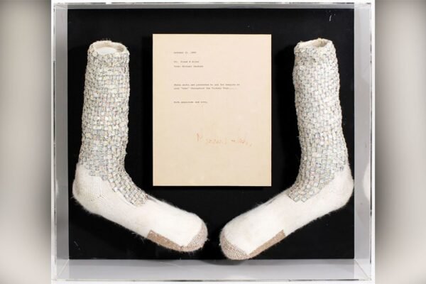 Michael Jackson’s Iconic Glitter Socks Auctioned