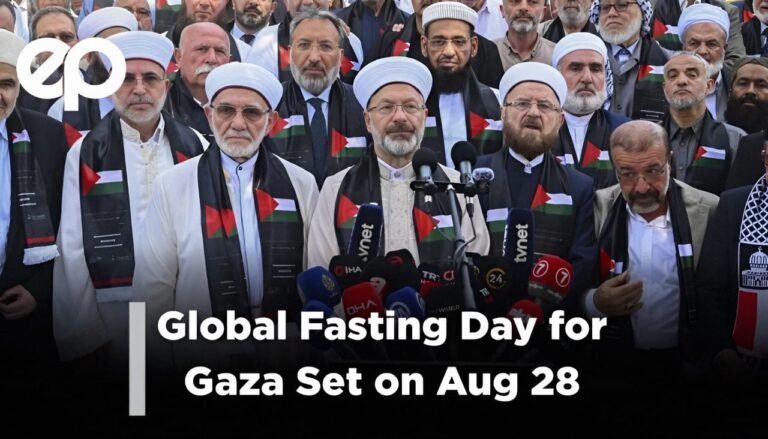 Global Fasting Day for Gaza Set on Aug 28