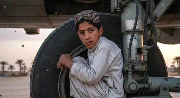 Afghan Teen Landing Gear